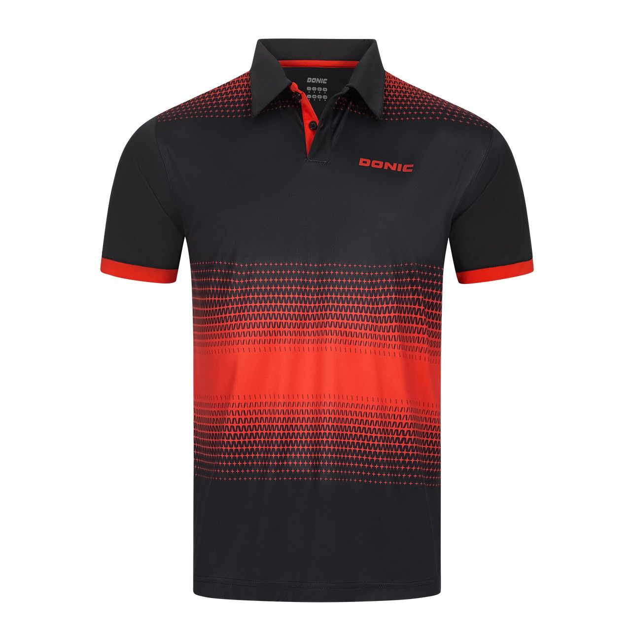 SHIRT PUSH Siyah/Kırmızı